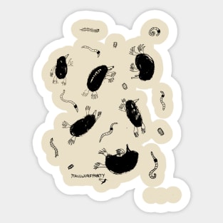 Mole Party Sticker